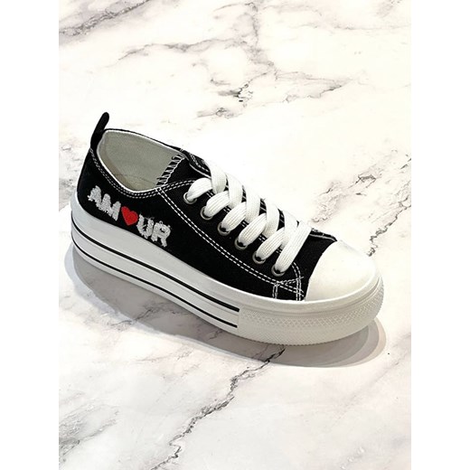 Poti Pati Sneakersy "Poti Pati" w kolorze czarno-białym Poti Pati 31 Limango Polska promocyjna cena