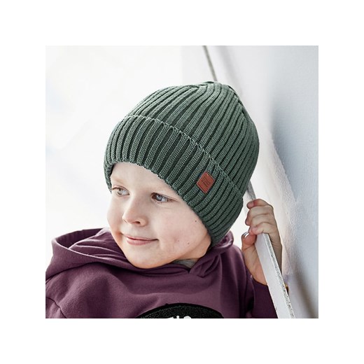 MaxiMo Wełniana czapka w kolorze zielonym Maximo 55 cm wyprzedaż Limango Polska