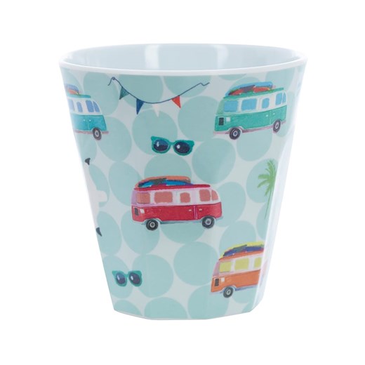 Overbeck and Friends Kubek &quot;Beach Life&quot; w kolorze miętowym ze wzorem - 250 ml ze sklepu Limango Polska w kategorii Kubki - zdjęcie 177460981