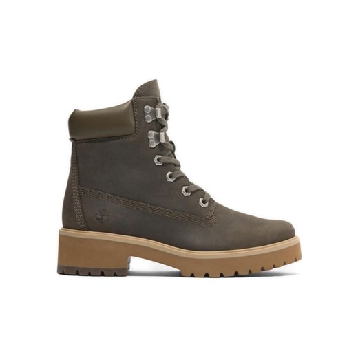 Timberland Skórzane botki &quot;Carnaby Cool&quot; w kolorze khaki ze sklepu Limango Polska w kategorii Workery damskie - zdjęcie 177461850