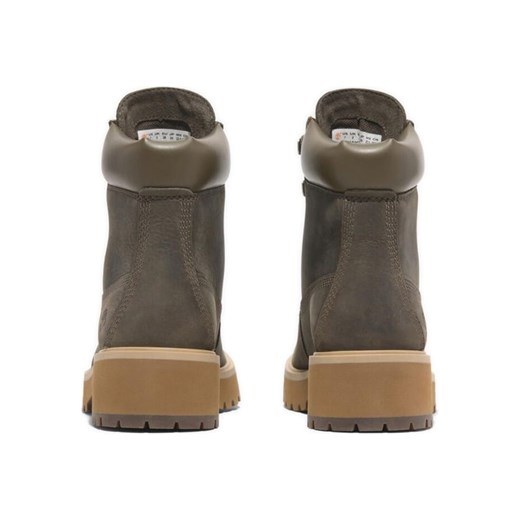 Timberland Skórzane botki "Carnaby Cool" w kolorze khaki Timberland 39 okazja Limango Polska