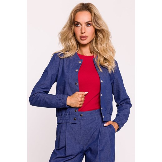 made of emotion Bluza w kolorze niebieskim ze sklepu Limango Polska w kategorii Bluzy damskie - zdjęcie 177462244