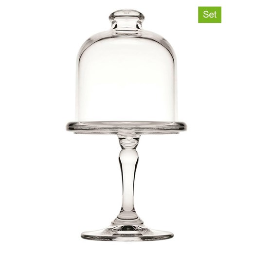 Trendy Kitchen by EXCÉLSA 2-częściowy zestaw do serwowania - wys. 18 cm ze sklepu Limango Polska w kategorii Misy i tace dekoracyjne - zdjęcie 177464344