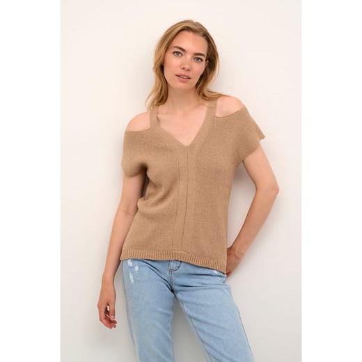 Cream Sweter w kolorze jasnobrązowym ze sklepu Limango Polska w kategorii Swetry damskie - zdjęcie 177466641