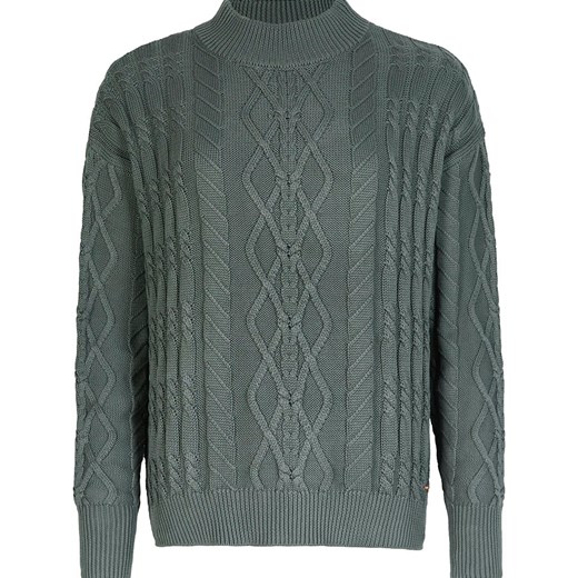 O&apos;Neill Sweter &quot;Cable Knit&quot; w kolorze zielonym ze sklepu Limango Polska w kategorii Swetry damskie - zdjęcie 177467810