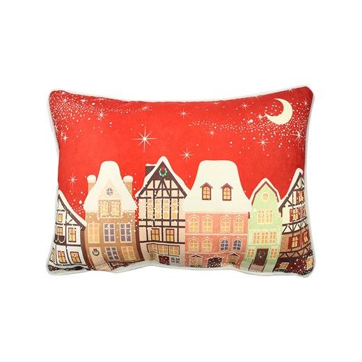 ABERTO DESIGN Poduszka w kolorze czerwonym Aberto Design 33x48 cm okazja Limango Polska