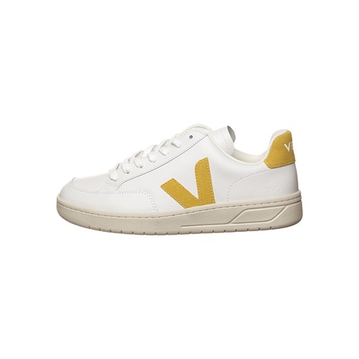 Veja Skórzane sneakersy &quot;V 12&quot; w kolorze biało-żółtym ze sklepu Limango Polska w kategorii Buty sportowe damskie - zdjęcie 177469662