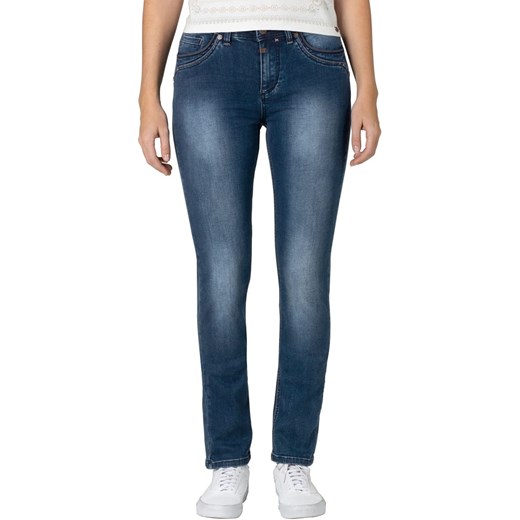 Timezone Dżinsy &quot;Tahila&quot; - Slim fit - w kolorze granatowym ze sklepu Limango Polska w kategorii Jeansy damskie - zdjęcie 177470062