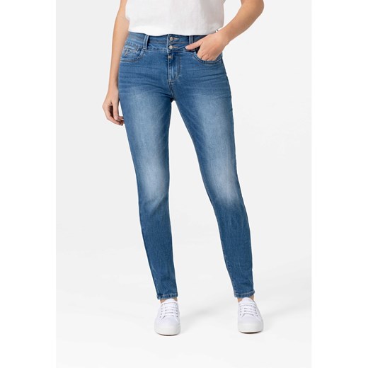 Timezone Dżinsy &quot;Enya&quot; - Slim fit - w kolorze niebieskim ze sklepu Limango Polska w kategorii Jeansy damskie - zdjęcie 177470074