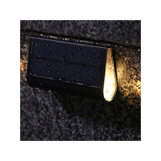 lumisky Lampy solarne LED (4 szt.) w kolorze czarnym - 10,9 x 6,3 cm Lumisky onesize Limango Polska wyprzedaż