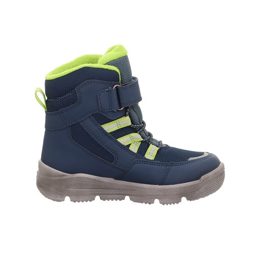 superfit Skórzane botki &quot;Mars&quot; w kolorze granatowo-zielonym Superfit 26 okazja Limango Polska