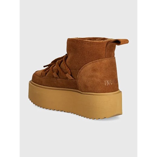 INUIKII Skórzane sneakersy &quot;Classic Low Platform&quot; w kolorze brązowym Inuikii 39 Limango Polska okazyjna cena