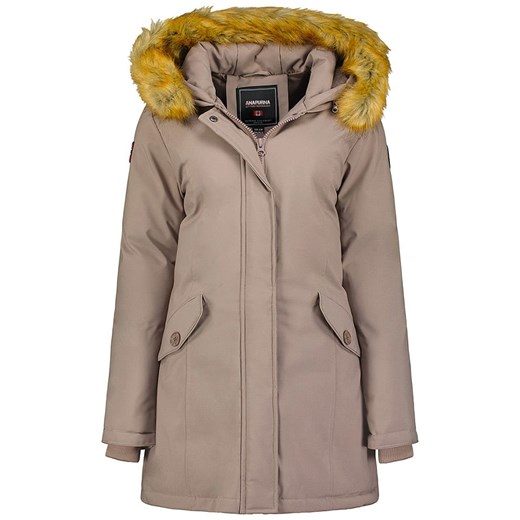 ANAPURNA Parka &quot;Dinastiana&quot; w kolorze szarobrązowym ze sklepu Limango Polska w kategorii Kurtki damskie - zdjęcie 177472234