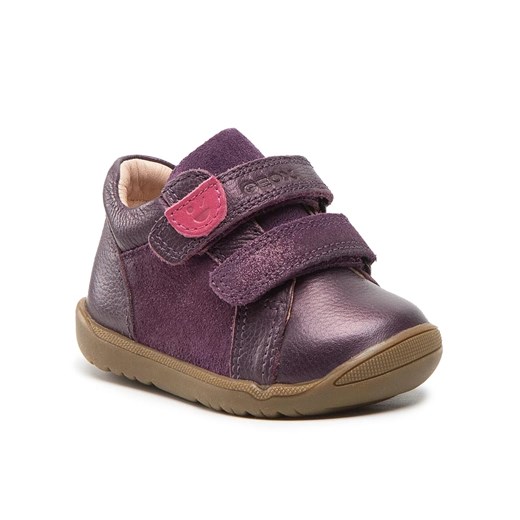 Geox Skórzane sneakersy "Macchia" w kolorze fioletowym Geox 26 promocyjna cena Limango Polska