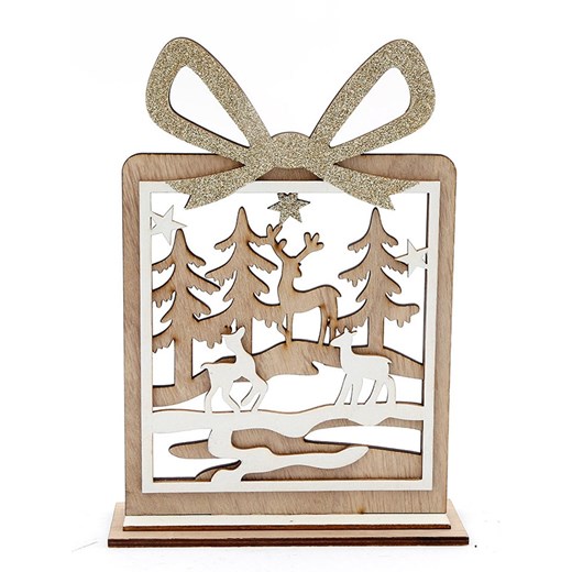 SiL Interiors Dekoracja w kolorze biało-jasnobrązowym - 15,5 x 21 x 5 cm ze sklepu Limango Polska w kategorii Dekoracje - zdjęcie 177472754