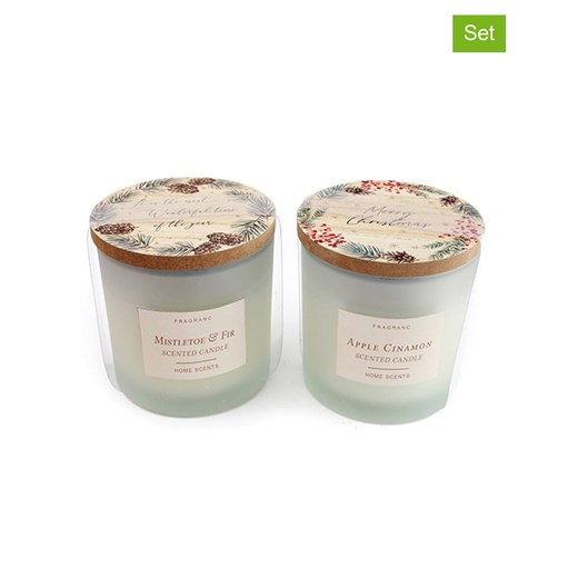 SiL Interiors Świece zapachowe (2 szt.) - 2x 250 g ze sklepu Limango Polska w kategorii Świece i dyfuzory - zdjęcie 177472770