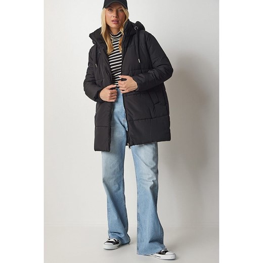 Happiness Istanbul Kurtka pikowana w kolorze czarnym Happiness Istanbul L/XL promocja Limango Polska