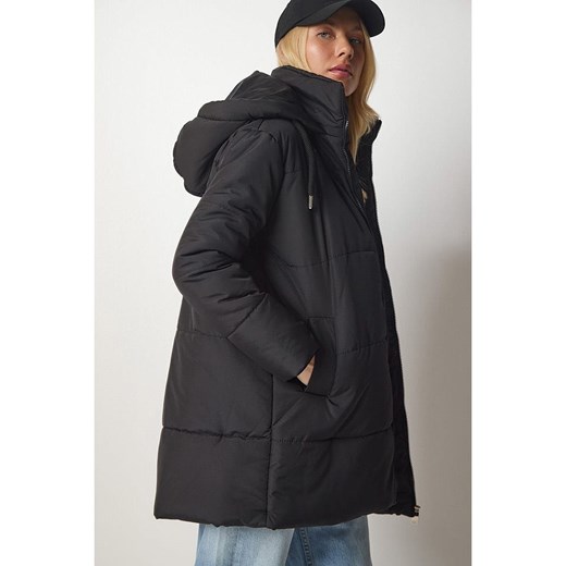 Happiness Istanbul Kurtka pikowana w kolorze czarnym Happiness Istanbul L/XL promocja Limango Polska