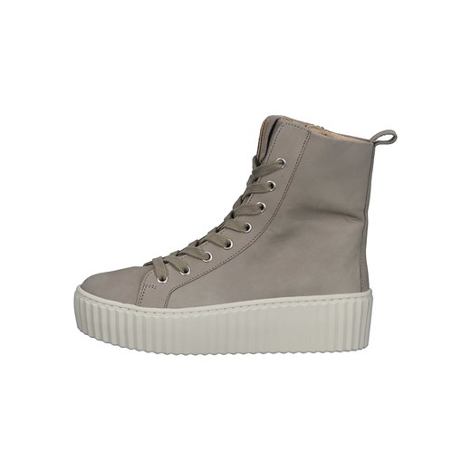 Gabor Skórzane botki w kolorze szarym Gabor 38 okazyjna cena Limango Polska