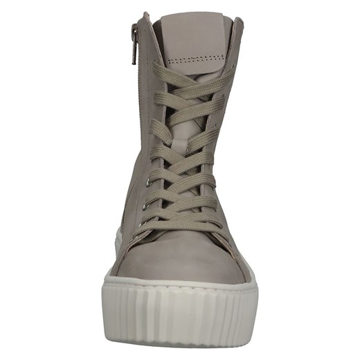 Gabor Skórzane botki w kolorze szarym Gabor 38 wyprzedaż Limango Polska