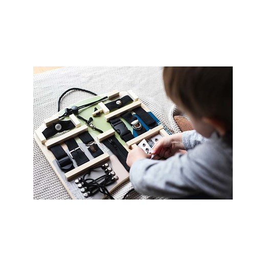 small foot Tablica motoryczna &quot;Locks and fastenings&quot; - 3+ Small Foot onesize okazja Limango Polska