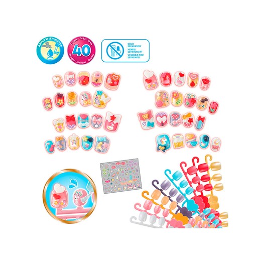 Aquabeads Zestaw kreatywny &quot;Zestaw uzupełniający do paznokci&quot; - 4+ Aquabeads onesize wyprzedaż Limango Polska