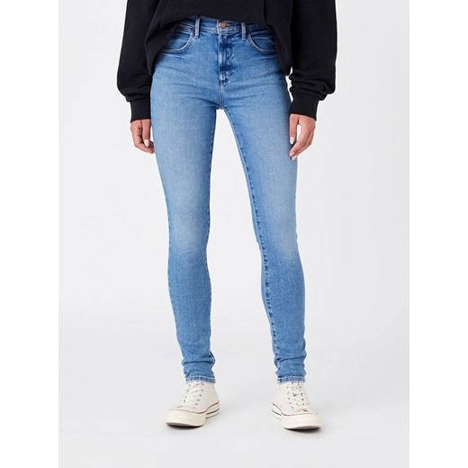 Wrangler Dżinsy - Slim fit - w kolorze błękitnym ze sklepu Limango Polska w kategorii Jeansy damskie - zdjęcie 177474132