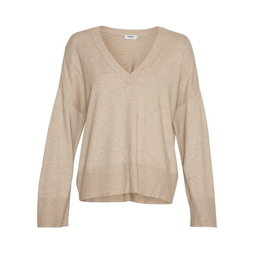 MOSS COPENHAGEN Sweter &quot;Selana Rachelle&quot; w kolorze beżowym ze sklepu Limango Polska w kategorii Swetry damskie - zdjęcie 177474152