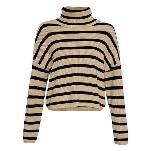 MOSS COPENHAGEN Sweter &quot;Marthea Rachelle&quot; w kolorze beżowo-czarnym ze sklepu Limango Polska w kategorii Swetry damskie - zdjęcie 177474164
