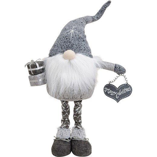 G. Wurm Figurka dekoracyjna &quot;Merry X-mas&quot; w kolorze szarym - 26 x 70 x 15 cm ze sklepu Limango Polska w kategorii Dekoracje - zdjęcie 177475824