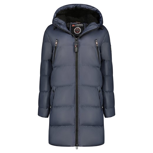 Geographical Norway Parka &quot;Adrianna&quot; w kolorze granatowym ze sklepu Limango Polska w kategorii Kurtki damskie - zdjęcie 177476040