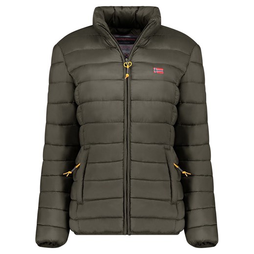 Geographical Norway Kurtka pikowana &quot;Atikolor&quot; w kolorze khaki ze sklepu Limango Polska w kategorii Kurtki damskie - zdjęcie 177476082