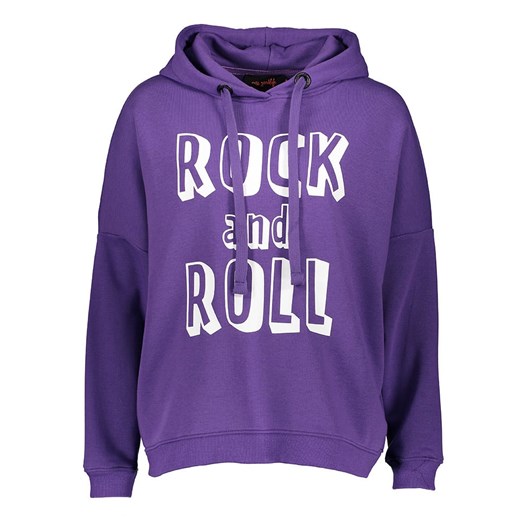 miss goodlife Bluza &quot;Rock and Roll&quot; w kolorze fioletowym ze sklepu Limango Polska w kategorii Bluzy damskie - zdjęcie 177476290