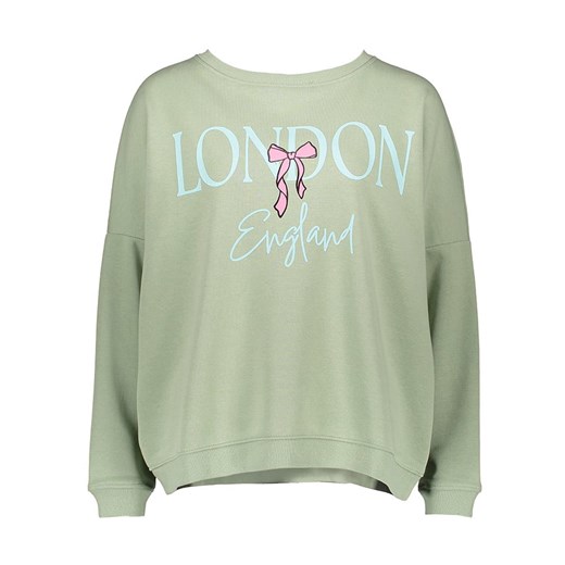 miss goodlife Bluza &quot;London&quot; w kolorze zielonym ze sklepu Limango Polska w kategorii Bluzy damskie - zdjęcie 177476302