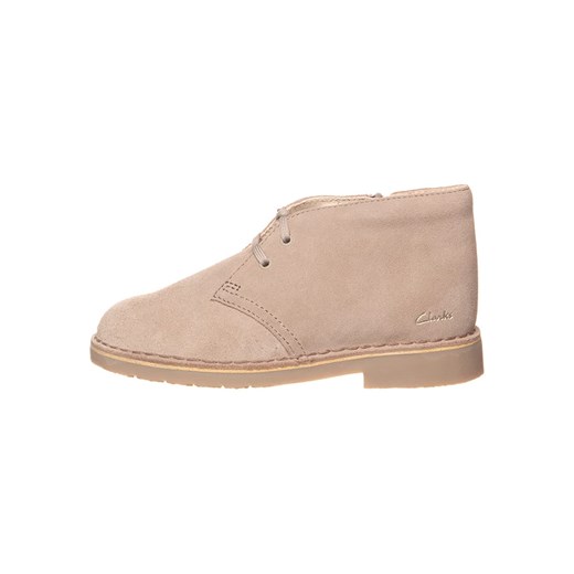 Clarks Skórzane trzewiki &quot;Desert Boot2&quot; w kolorze beżowym ze sklepu Limango Polska w kategorii Buty zimowe dziecięce - zdjęcie 177476764