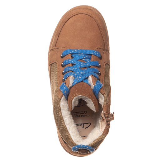 Clarks Skórzane botki w kolorze jasnobrązowym Clarks 28,5 Limango Polska okazja