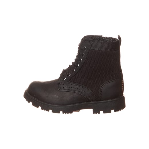 Clarks Skórzane botki &quot;Heath Chard&quot; w kolorze czarnym ze sklepu Limango Polska w kategorii Buty zimowe dziecięce - zdjęcie 177476820