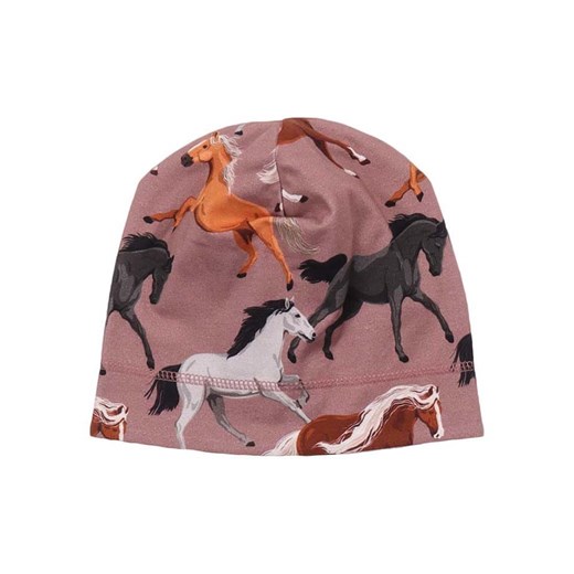 Walkiddy Dwustronna czapka beanie w kolorze jasnobrązowym ze sklepu Limango Polska w kategorii Czapki dziecięce - zdjęcie 177477043