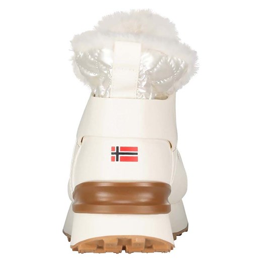 Geographical Norway Botki &quot;Obim&quot; w kolorze białym Geographical Norway 39 okazyjna cena Limango Polska