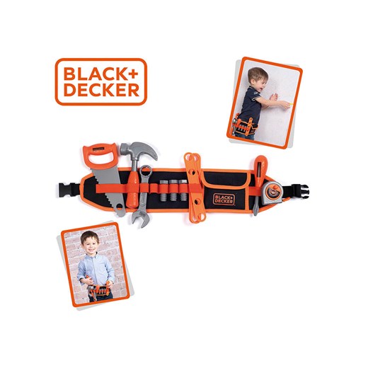 Smoby Pas z narzędziami &quot;Black+Decker&quot; - 3+ ze sklepu Limango Polska w kategorii Zabawki - zdjęcie 177477921