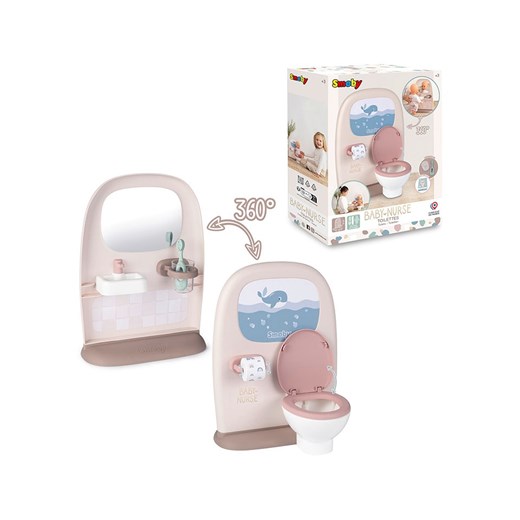 Smoby Łazienka dla lalek &quot;Baby Nurse&quot; - 3+ ze sklepu Limango Polska w kategorii Zabawki - zdjęcie 177477940