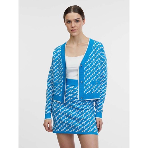 orsay Kardigan w kolorze niebiesko-białym ze sklepu Limango Polska w kategorii Swetry damskie - zdjęcie 177478240