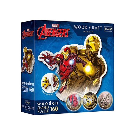 Trefl 160-częściowe drewniane puzzle &quot;Marvel Avengers - Ironman&quot; - 10+ ze sklepu Limango Polska w kategorii Puzzle - zdjęcie 177478441