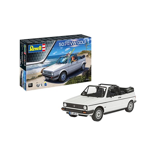 Revell Model &quot;Revell - 50 lat VW Golf 1&quot; do złożenia - 12+ ze sklepu Limango Polska w kategorii Zabawki - zdjęcie 177479162