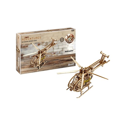 Revell Drewniany model funkcyjny &quot;Revell - Tiny Adventures - Helicopter&quot; - 10+ ze sklepu Limango Polska w kategorii Zabawki - zdjęcie 177479204