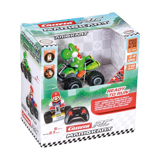 Carrera Samochód zdalnie sterowany &quot;Mario Kart - Yoshi - Quad&quot; - 6+ ze sklepu Limango Polska w kategorii Zabawki - zdjęcie 177479243