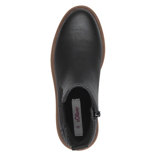 s.Oliver Botki w kolorze czarnym 40 wyprzedaż Limango Polska