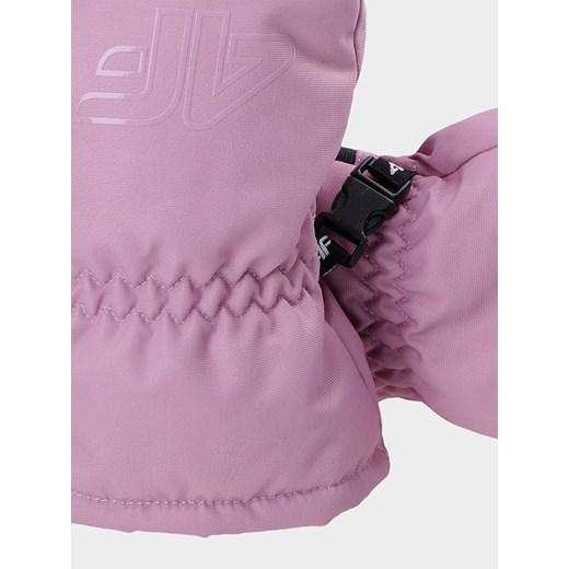 4F Rękawice narciarskie w kolorze jasnoróżowym M wyprzedaż Limango Polska