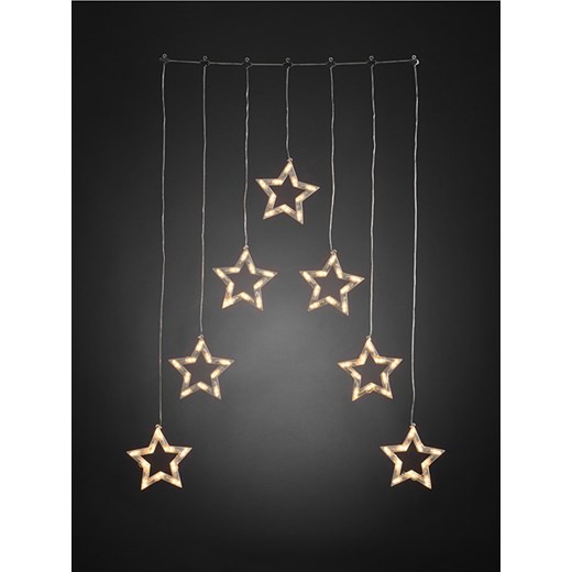 Konstsmide Zasłona LED w kolorze białym - 72 x 118 cm ze sklepu Limango Polska w kategorii Dekoracje bożonarodzeniowe - zdjęcie 177484864