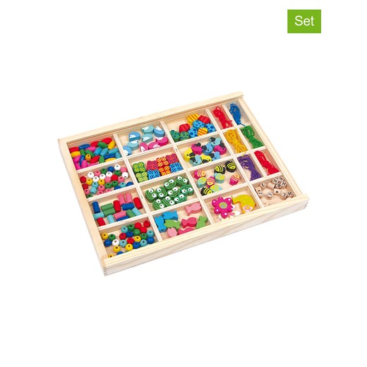 small foot Zestaw koralików do nawlekania - 3+ ze sklepu Limango Polska w kategorii Zabawki - zdjęcie 177484993